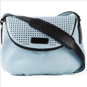 Marc Jacobs blue perforated Natasha crossbody